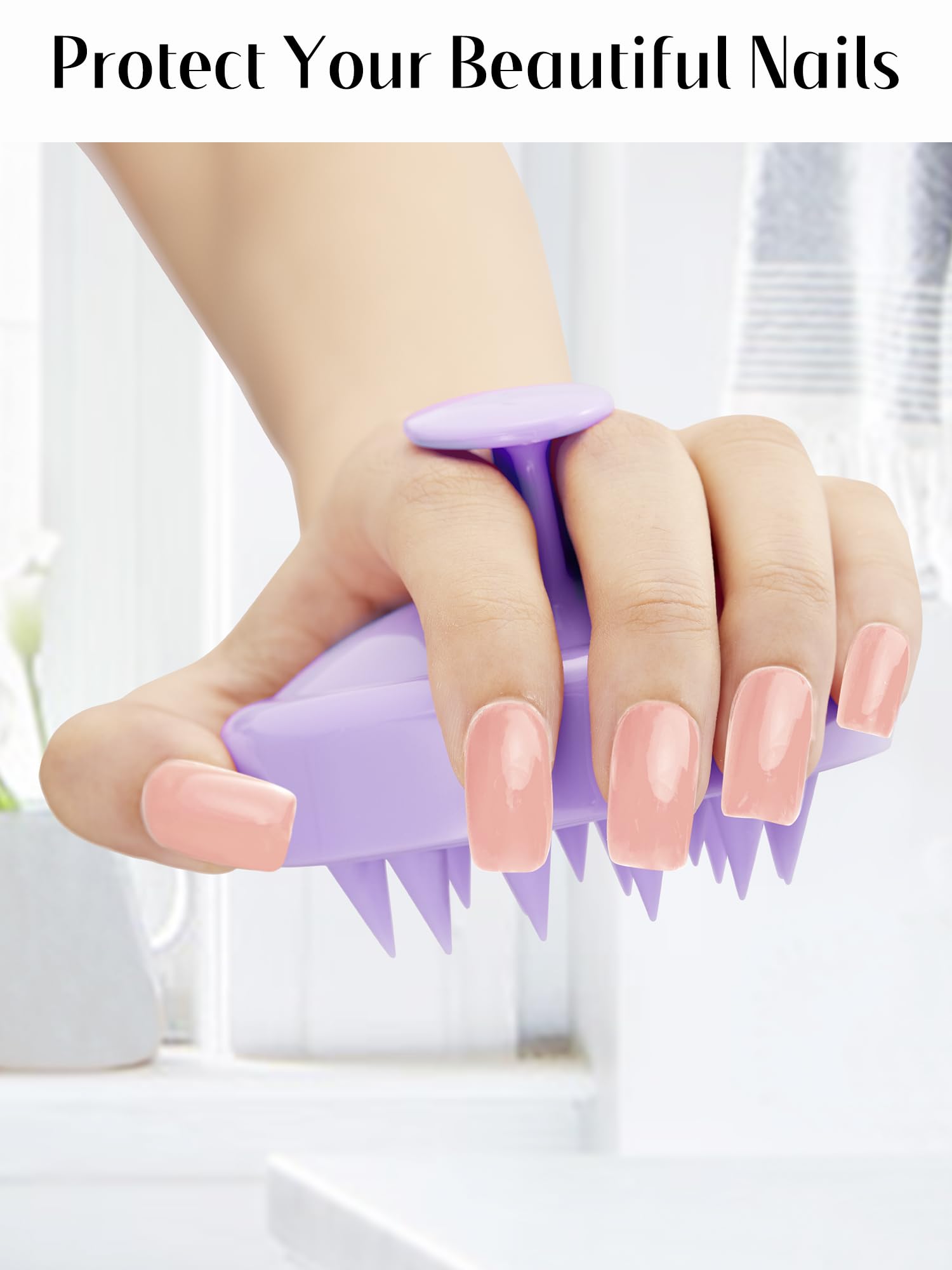HEETA Scalp Massager Brush – Silicone Scrubber