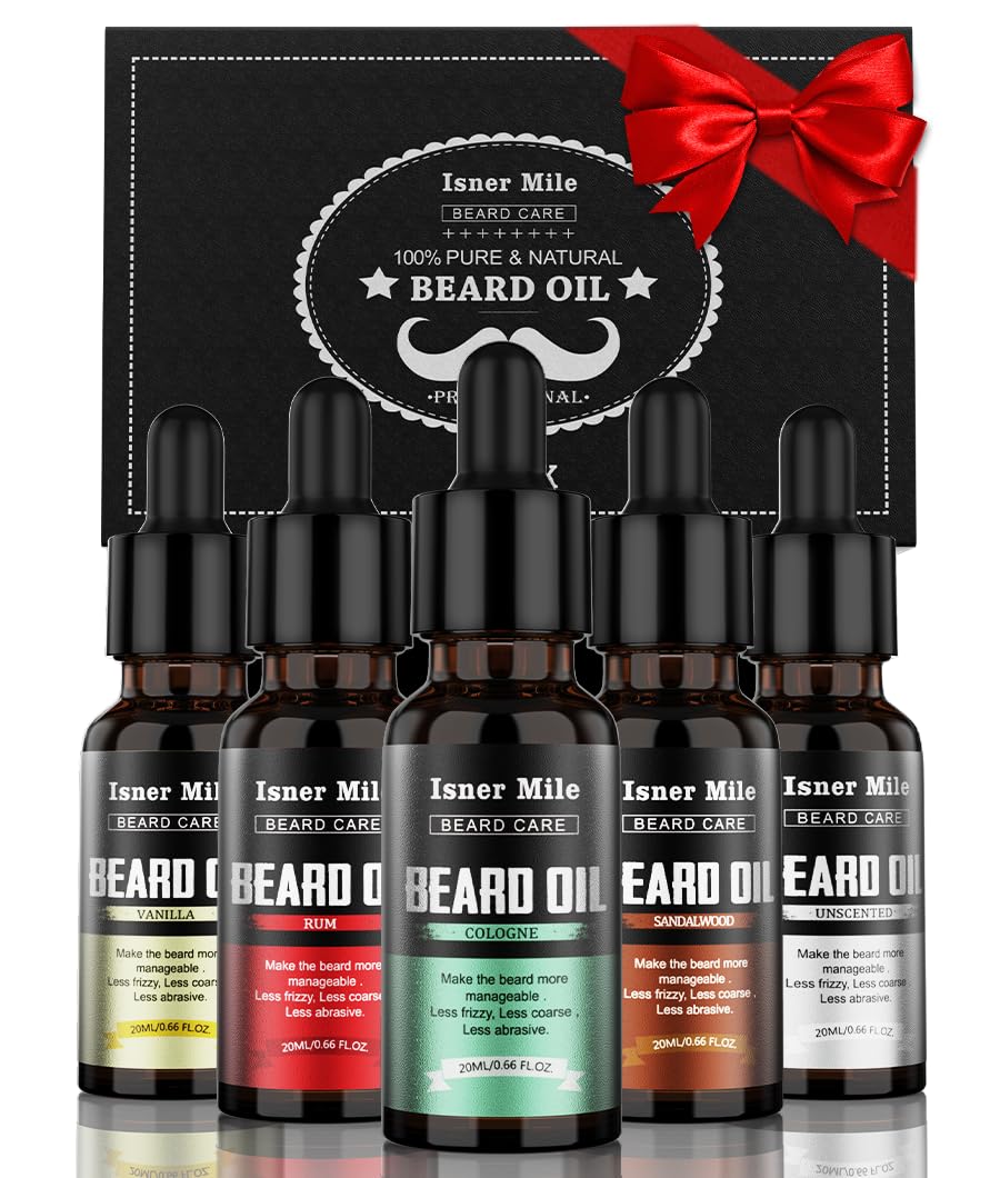 ISNER MILE Beard Oil Kit – Conditioning Set