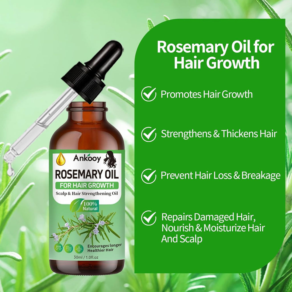 Rosemary Hair Growth Oil – 3 Pack