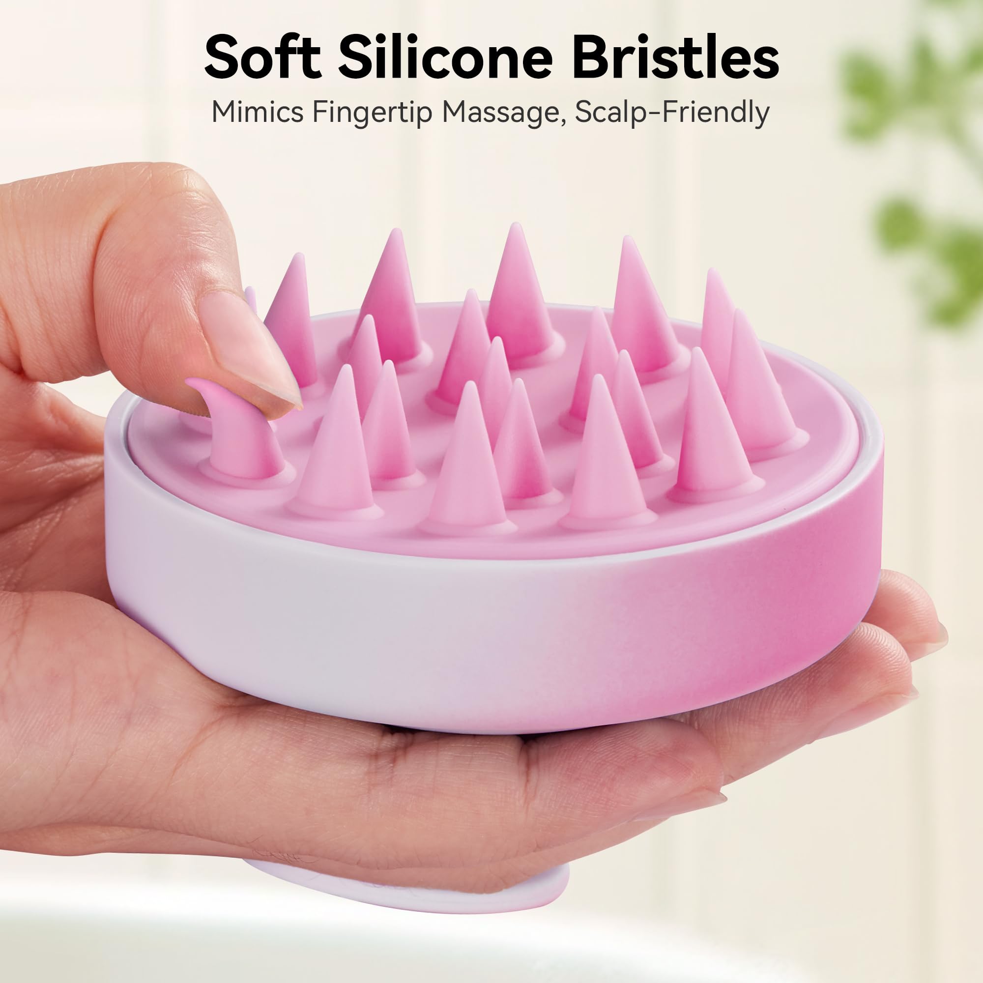 HEETA Scalp Massager Brush – Silicone Scrubber