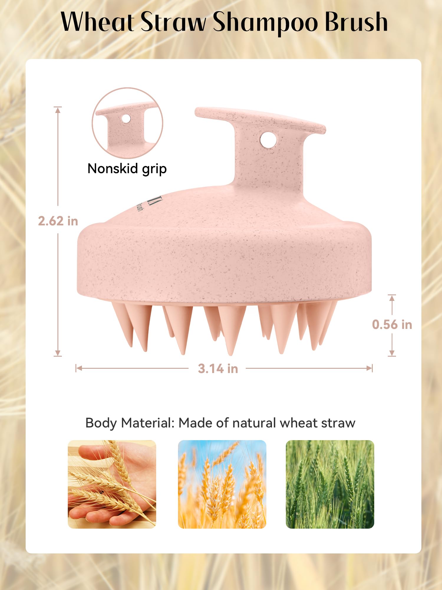HEETA Scalp Massager Brush – Silicone Scrubber