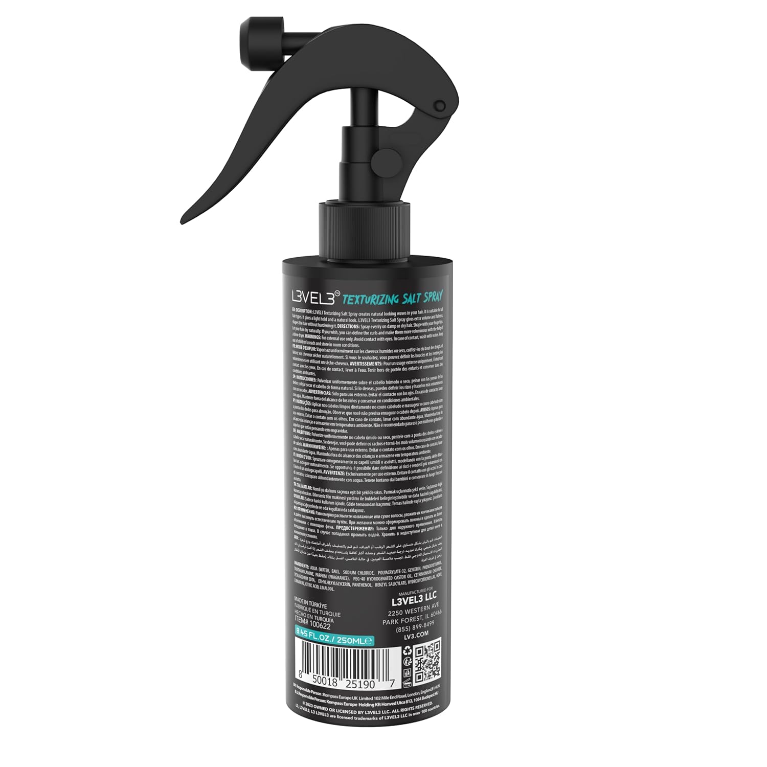 L3 Sea Salt Texturizing Spray (8.45 oz)