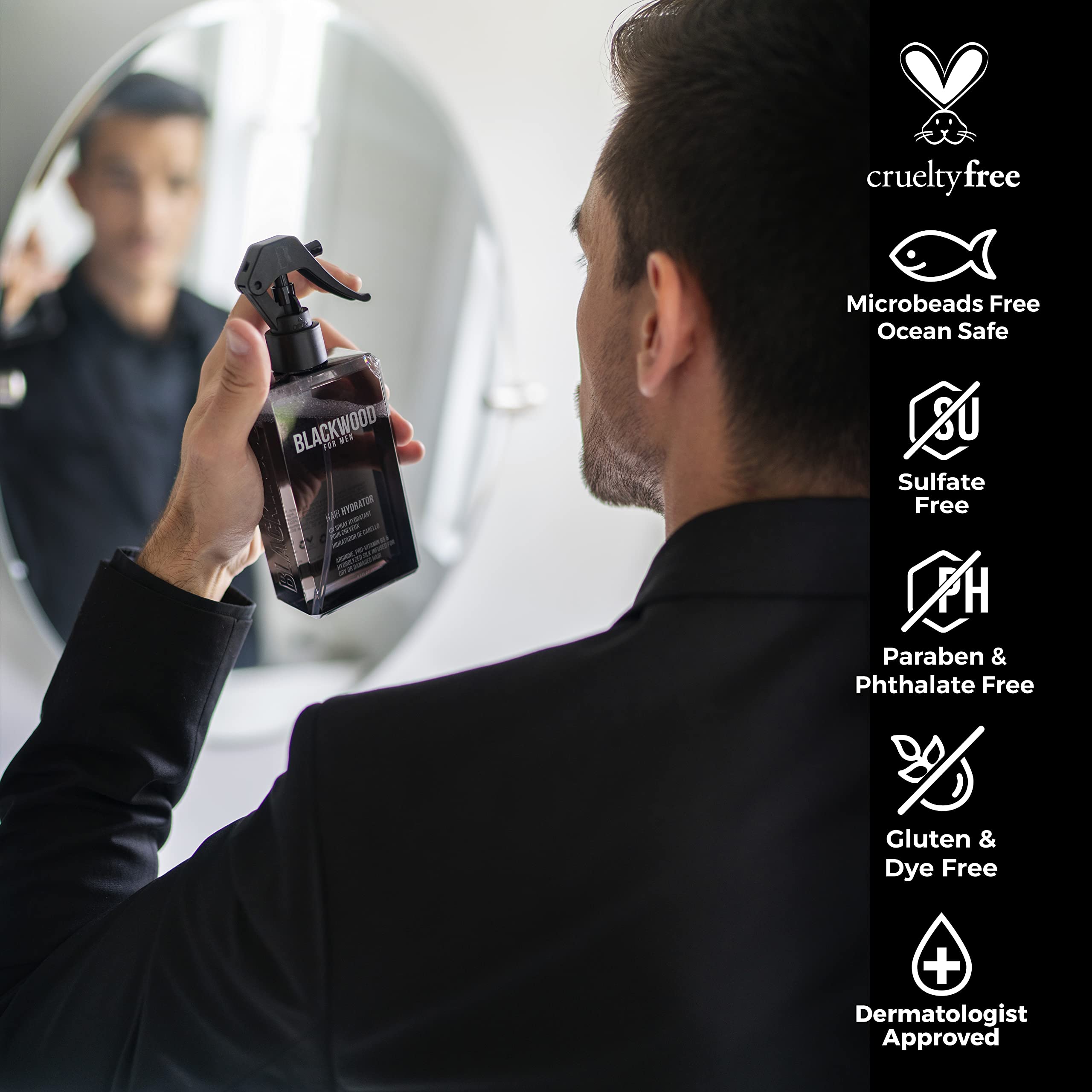 Blackwood Hair & Beard Hydrator Spray (4 oz)