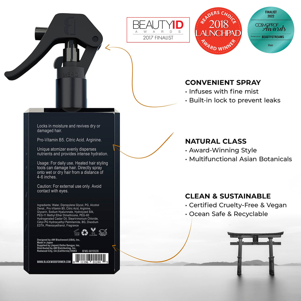 Blackwood Hair & Beard Hydrator Spray (4 oz)