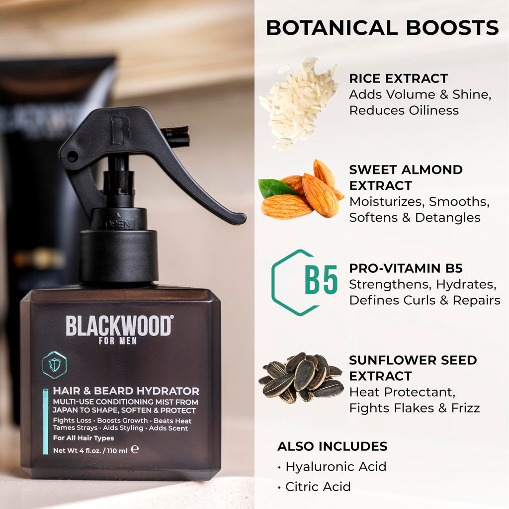 Blackwood Hair & Beard Hydrator Spray (4 oz)