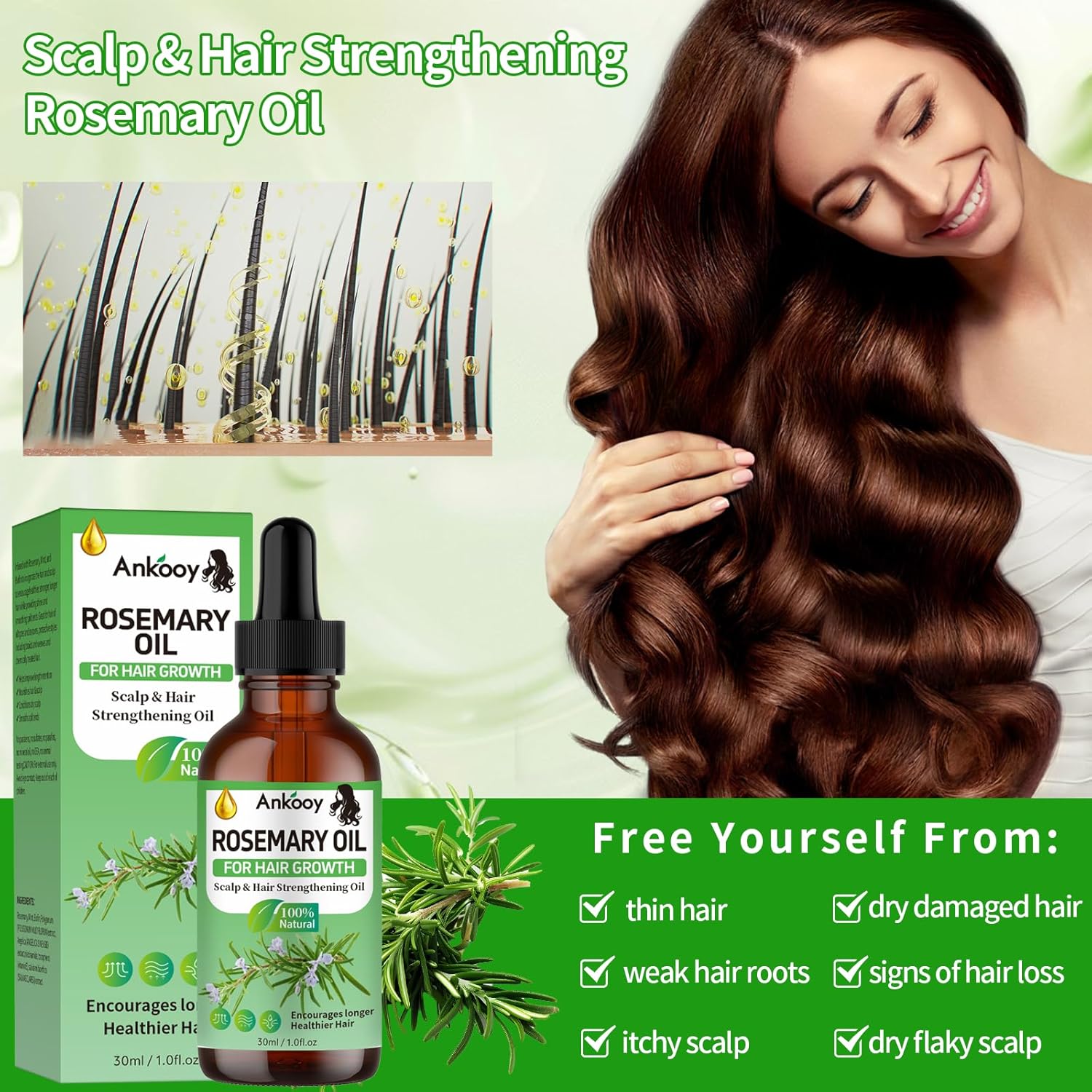 Rosemary Hair Growth Oil – 3 Pack
