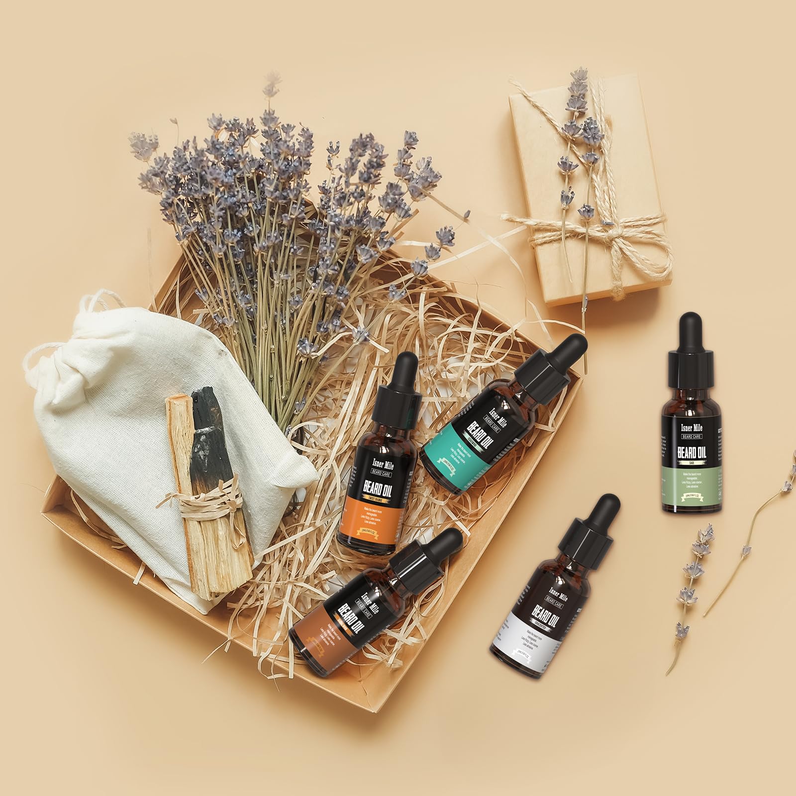 ISNER MILE Beard Oil Kit – Conditioning Set