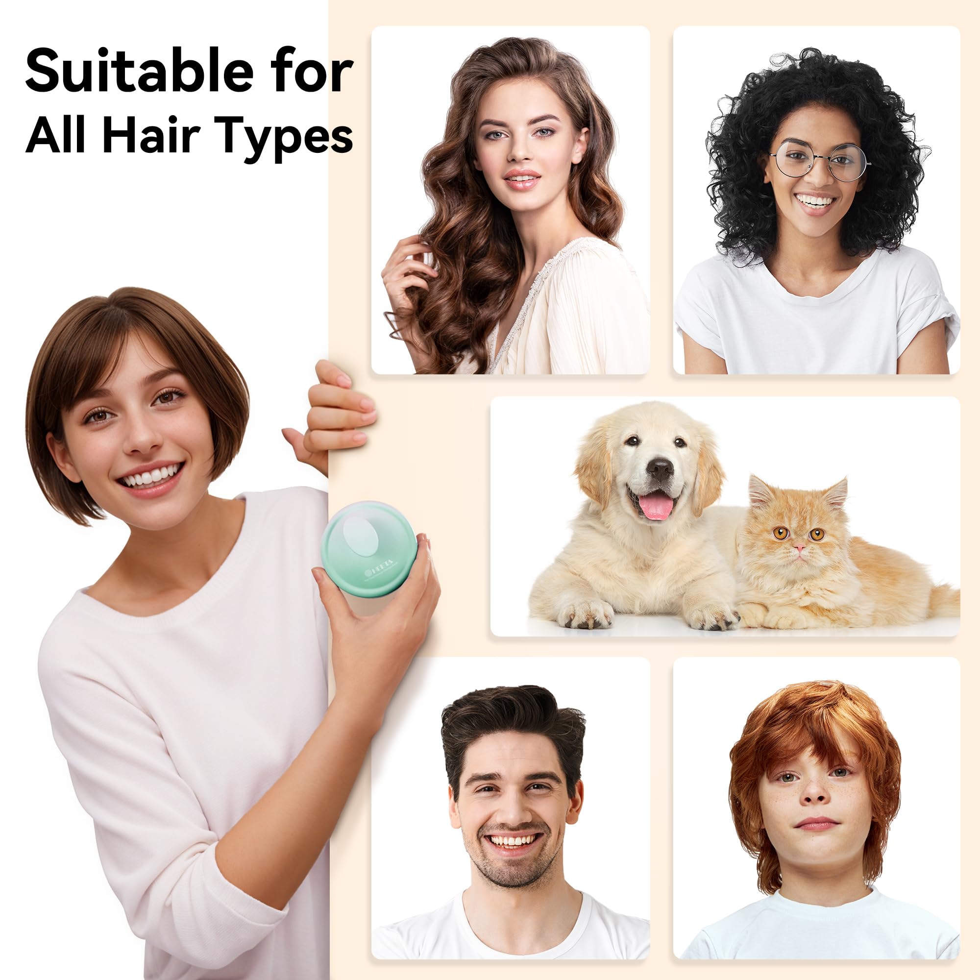 HEETA Scalp Massager Brush – Silicone Scrubber
