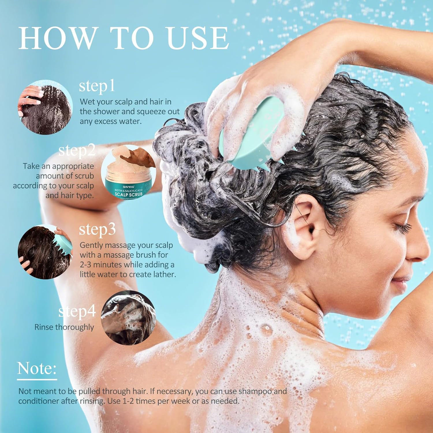 Biotin Scalp Scrub & Detox Shampoo (2-in-1)